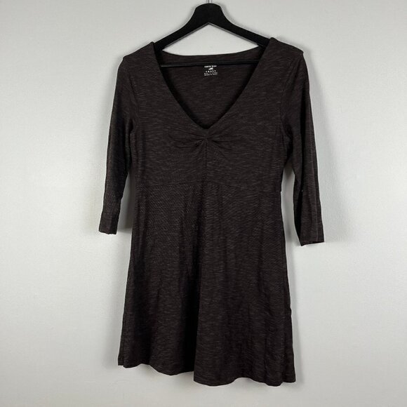 Horny Toad jersey dress 3/4 sleeves charcoal size small - Picture 1 of 8